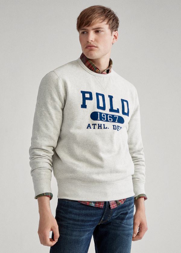 Polo Ralph Lauren Fleece Graphic Sweatshirt Herre Danmark (ZQRAI3462)